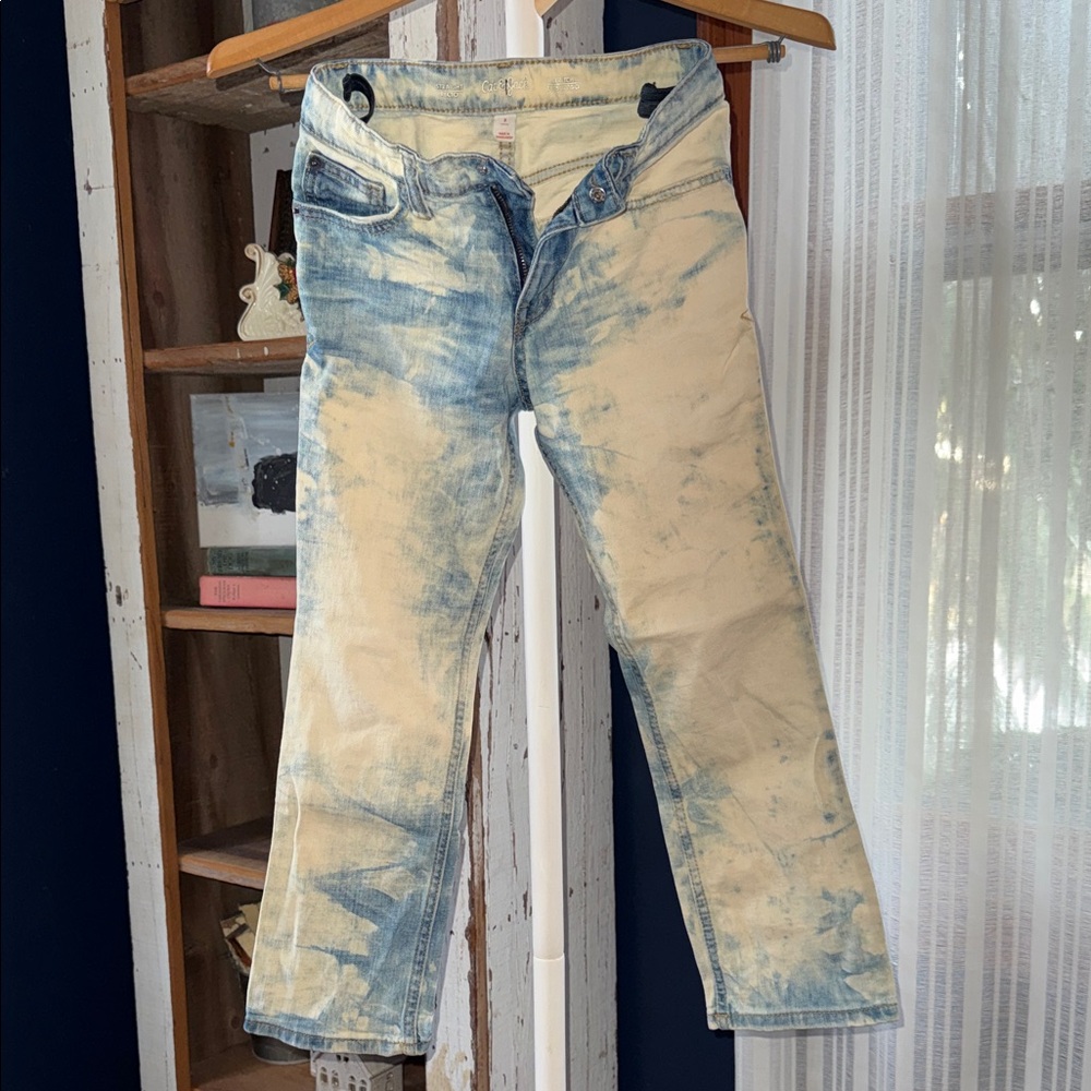 Cat & Jack Kids Bleach Dyed Denim